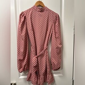 Parisian mini dress with back zipper